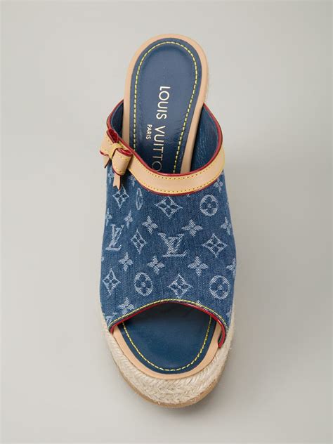 louis vuitton homey flat mule price|Louis Vuitton denim mules.